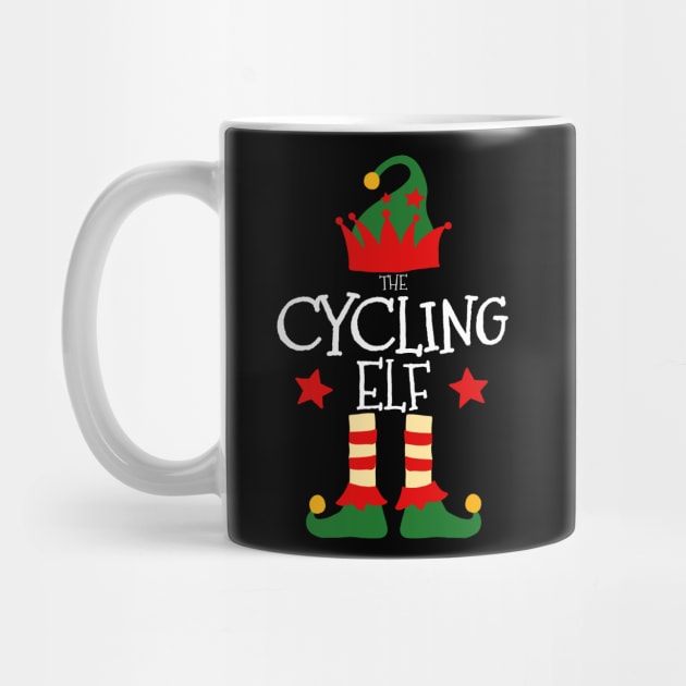 Cycling Elf Matching Family Group Christmas Party Pajamas by uglygiftideas